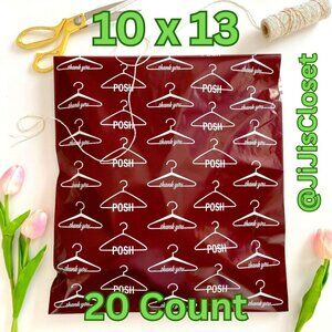 Posh Hanger Thank You Poly Mailer Envelope - 10x13 - 20 Count